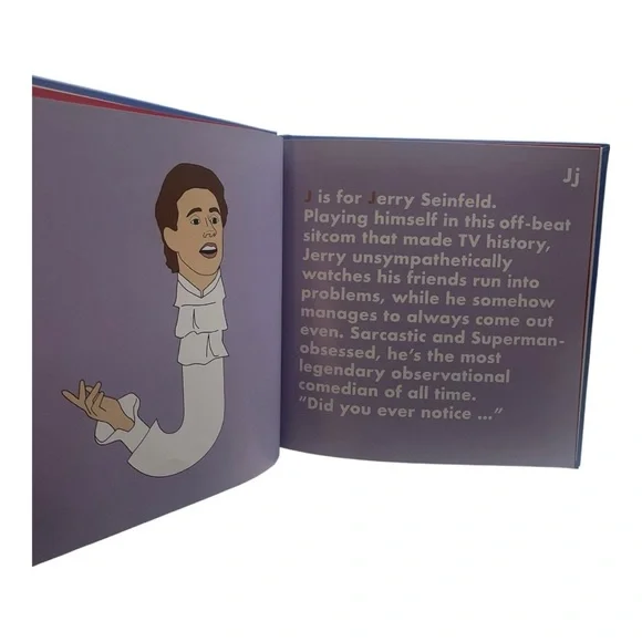 Seinfeld Legends Alphabet Book by - Blue and Yellow - Picture 6 of 7